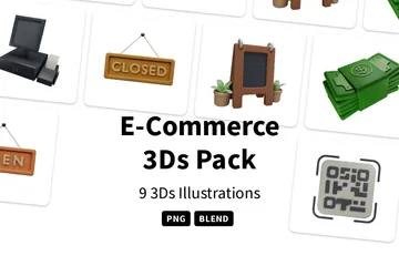 E-Commerce 3D Icon Pack