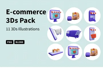 E-commerce 3D Icon Pack