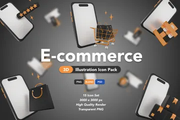 E-commerce 3D Icon Pack