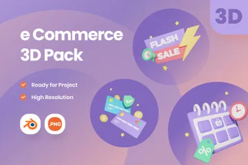 E-commerce 3D Icon Pack