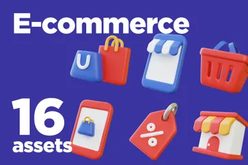 E-commerce 3D Icon Pack