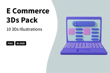 E Commerce 3D Icon Pack