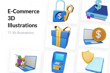 E-Commerce 3D Illustration Pack