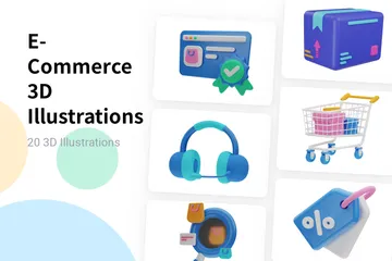 E-Commerce 3D Illustration Pack