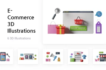 E-Commerce 3D Illustration Pack