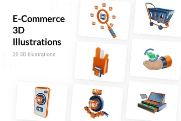 E-Commerce 3D Illustration Pack