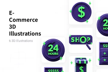 E-Commerce 3D Illustration Pack