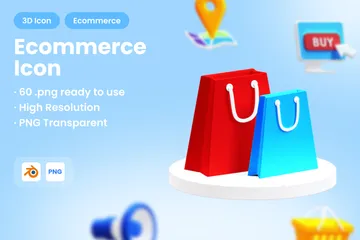 E-Commerce 3D Illustration Pack