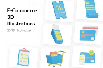 E-Commerce 3D Illustration Pack