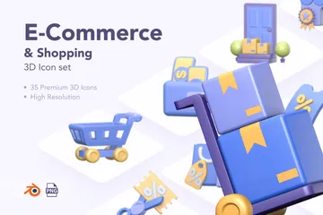 E-Commerce 3D Illustration Pack