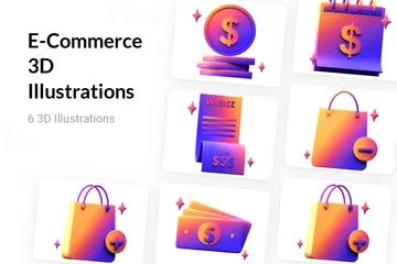 E-Commerce 3D Illustration Pack