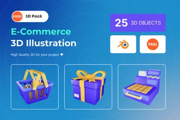 E-Commerce & Shopping 3D  Pack