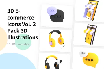 E-commerce Vol 2 3D Illustration Pack