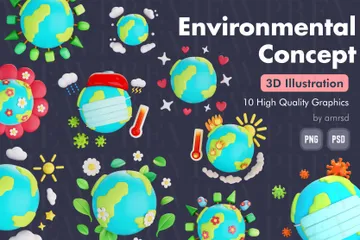 Environmental 3D Icon Pack