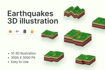 Earthquakes 3D Icon Pack