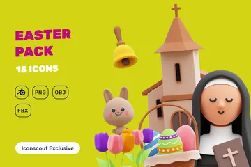 Easter 3D Illustration Pack