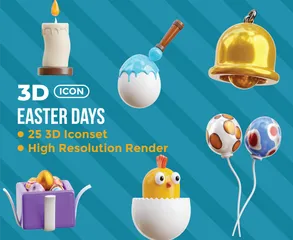 Easter 3D Icon Pack