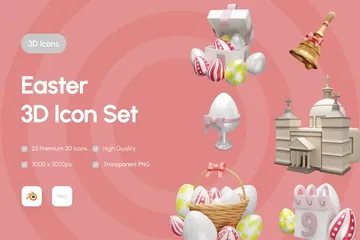 Easter 3D Icon Pack