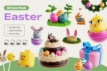 Easter 3D Icon Pack