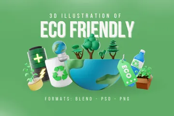 Eco Friendly 3D Icon Pack
