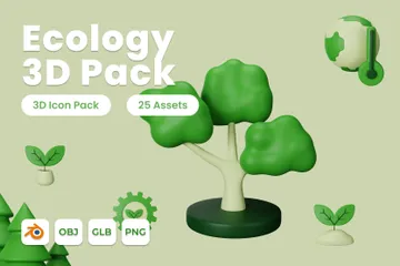 Écologie Pack 3D Icon