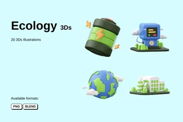 Écologie Pack 3D Icon