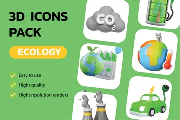 Écologie Vol.3 Pack 3D Icon