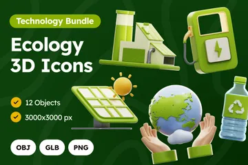 Ecology 3D Icon Pack