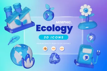 생태학 3D Icon 팩