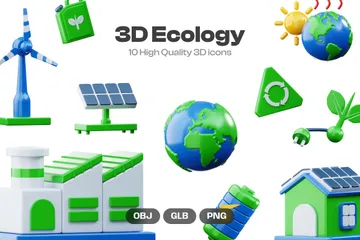 Ecology 3D Icon Pack