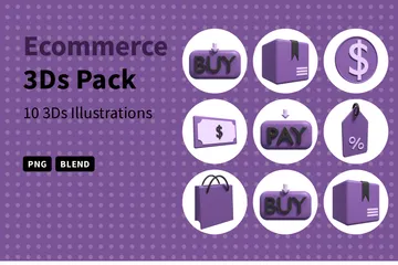 Ecommerce 3D Icon Pack