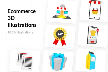 Ecommerce 3D Illustration Pack