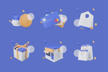 Ecommerce 3D Illustration Pack