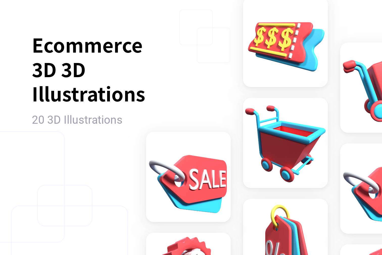 Premium Ecommerce 3D Illustration pack from E-commerce & Shopping 3D ...