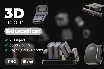 Éducation Pack 3D Icon