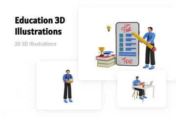教育 3D Illustrationパック