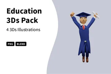 Éducation Pack 3D Illustration