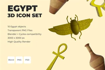 Egypt 3D Icon Pack