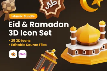 Eid And Ramadan 3D  Pack