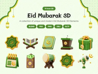 Aïd Moubarak Pack 3D Icon