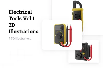 Electrical Tools Vol 1 3D Illustration Pack