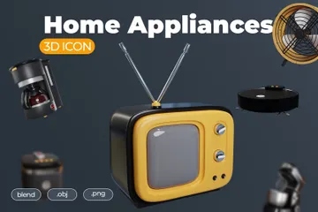 Electrodomésticos Paquete de Icon 3D