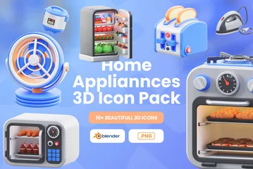 Electrodoméstico Paquete de Icon 3D