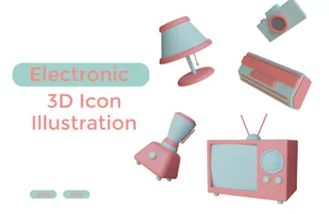 電子 3D Iconパック