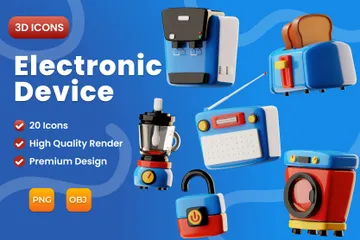 Electronic Device 3D Illustration Pack