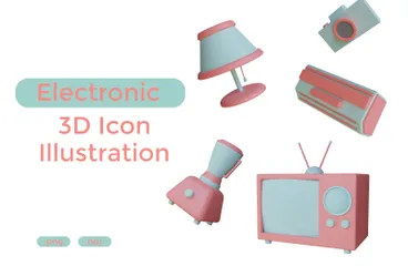 Electrónico Paquete de Icon 3D