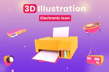 전자 제품 3D Illustration 팩