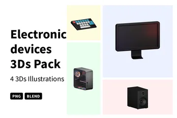 Elektronische Geräte 3D Icon Pack