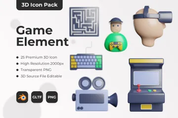 Élément de jeu Pack 3D Icon