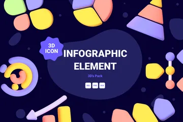 Élément infographique Pack 3D Icon